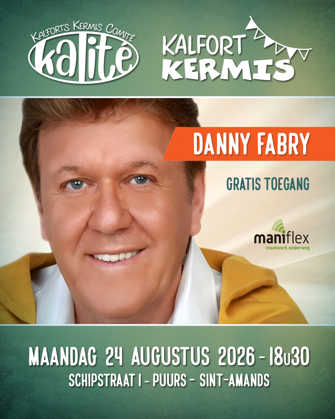 Sfeerbeeld van Optreden Danny Fabry