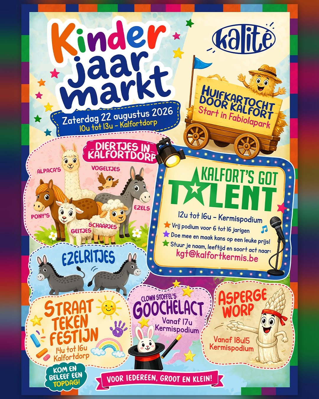 Sfeerbeeld van Kinderjaarmarkt Kalfort