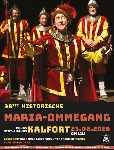 Affiche van 38 ste Historische Maria-Ommegang